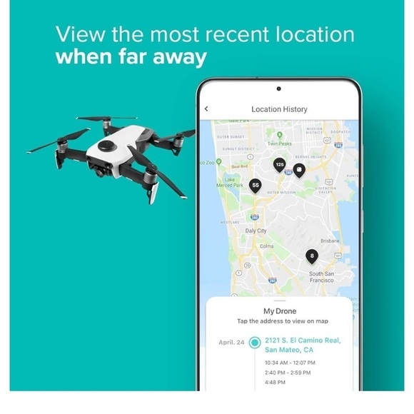 NWOT Tile Sticker 2-Pack. Small Bluetooth Tracker, Remote Finder & Item Locator - Picture 4 of 6
